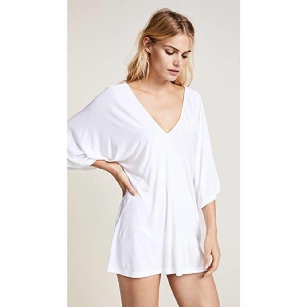 NWT *Black* Kiki De Montparnasse V Neck Top / Beach Coverup Size Small